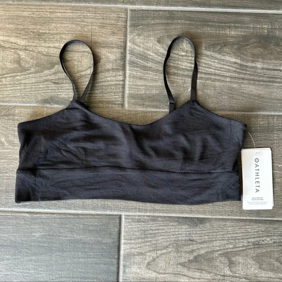 Athleta Well Rested Rib Sleep Bra - Picture 1 of 4